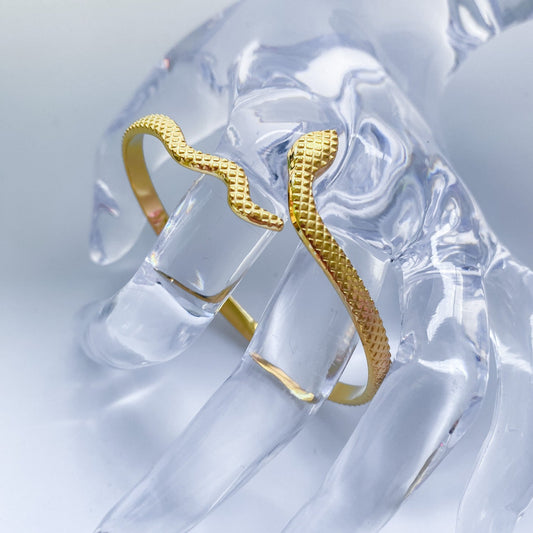 BRACELETE COBRA DOURADA